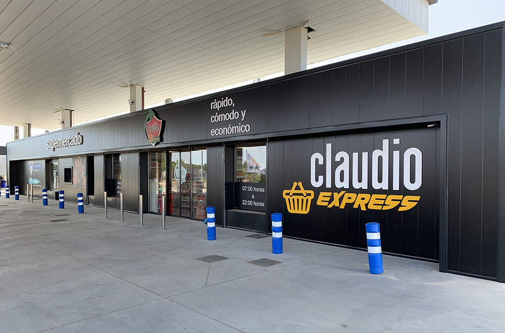 Cómo se adapta Claudio Express a estaciones de servicio y zonas de paso